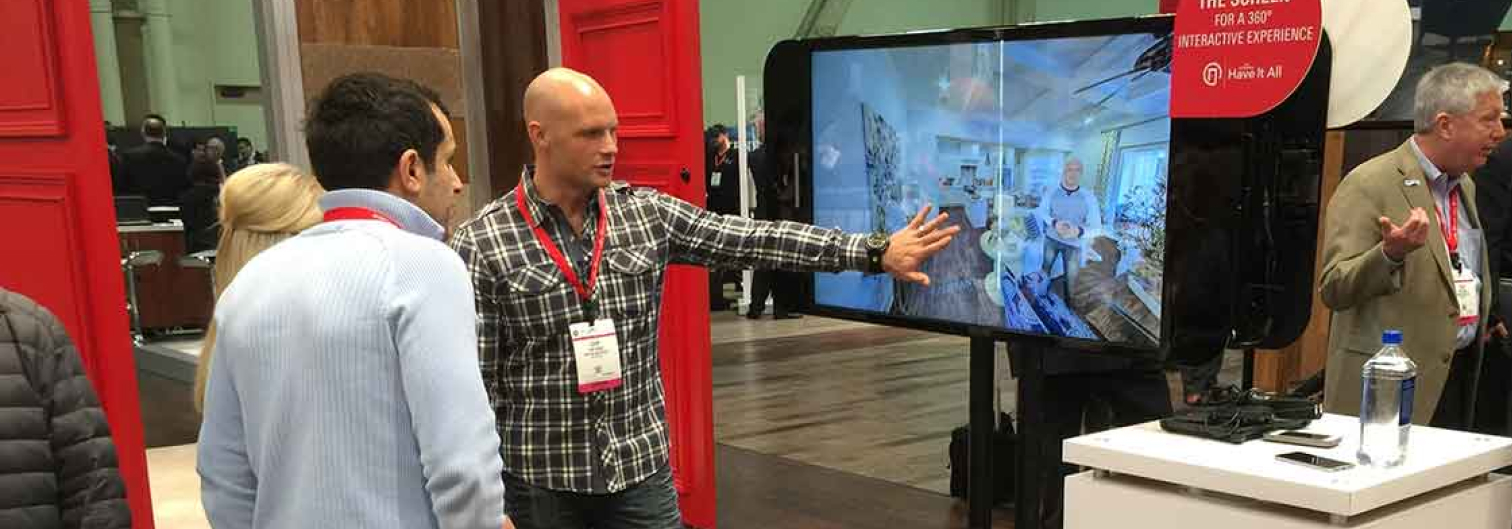 Buy or rent a Padzilla large touchscreen interactive display for your next trade show