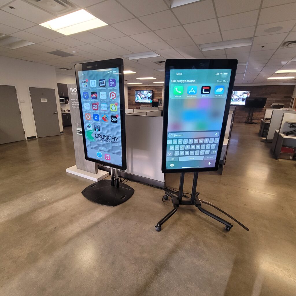 large touch screen kiosk for rent
